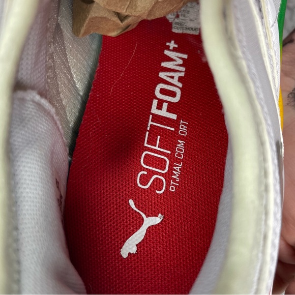 Puma softride Sophia running shoes size 6C (narrow) white & rainbow swirl - Picture 5 of 12